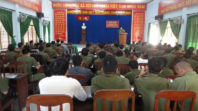Công an huyện Buôn Đôn tập huấn nghiệp vụ chuyên đề cho lực lượng công an xã năm 2018