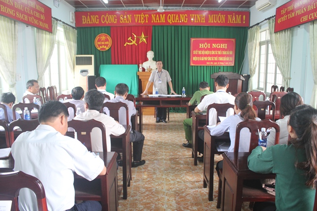 Huyện Buôn Đôn: Sơ kết công tác chống thất thu thuế và thu nợ thuế 7 tháng đầu năm 2018