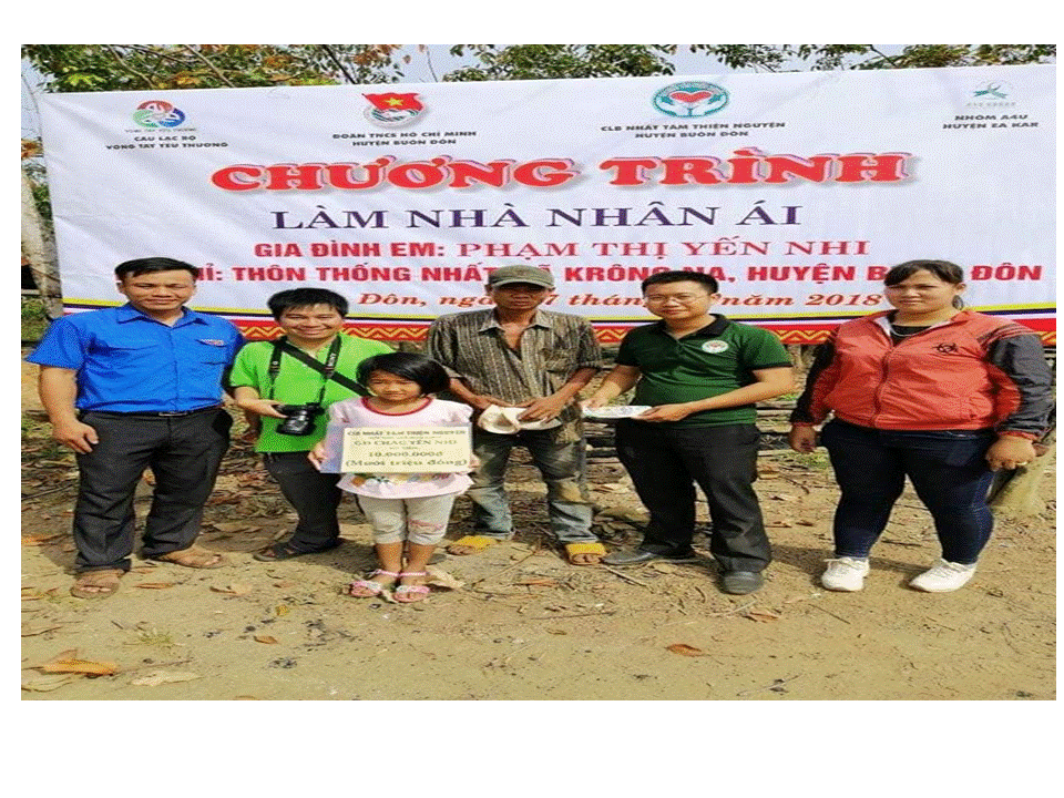 Hỗ trợ làm nhà nhân ái tại thôn Thống Nhất, xã Krông Na