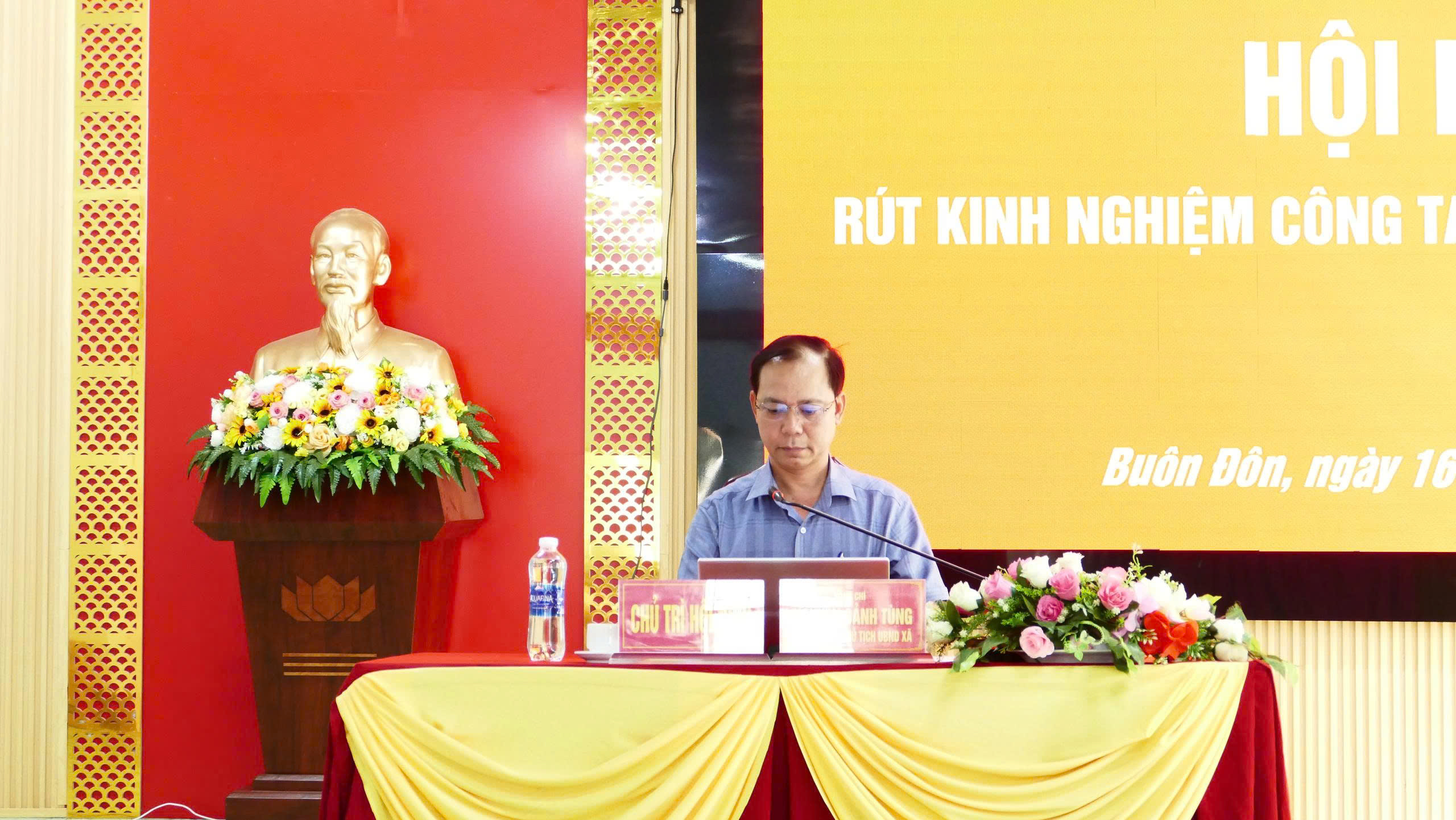 Xã Buôn Đôn tổ chức hội nghị rút kinh nghiệm công tác tuyển quân năm 2026